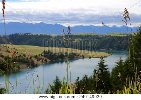 Kerr Dam By Flathead Lake In Polson, Mt