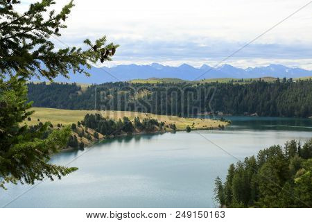 Kerr Dam By Flathead Lake In Polson, Mt