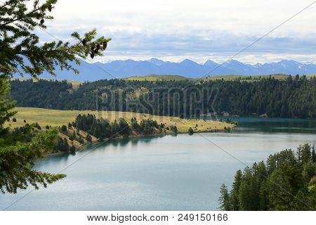 Kerr Dam By Flathead Lake In Polson, Mt