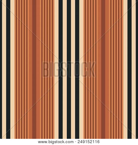 Vertical Stripes Seamless Vector Pattern. Retro Style Print Texture.