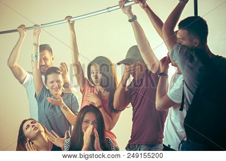 Smell Of Sweat. Sweaty Armpits. Man In Bus Or Public Transport. The Unhappy People Near Man. Hyperhi