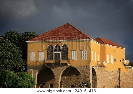 A Rustic Traditional House In The Town Of Batroun, Lebanon.