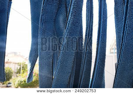 Carwash Brushes, Shot From The Car Window