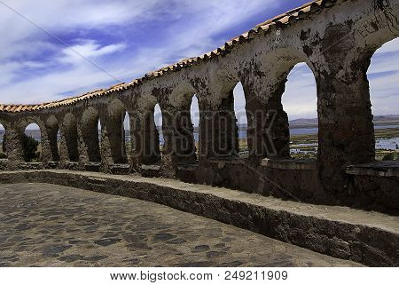 Fertility Temple In The Peruvian Andes At Puno Peru
