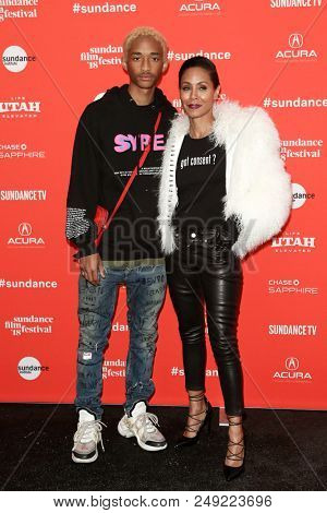 PARK CITY, UT-JAN 21: Jaden Smith and Jada Pinkett Smith attend the 