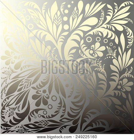 Seamless Floral Color Decorative Retro Background (eps10)