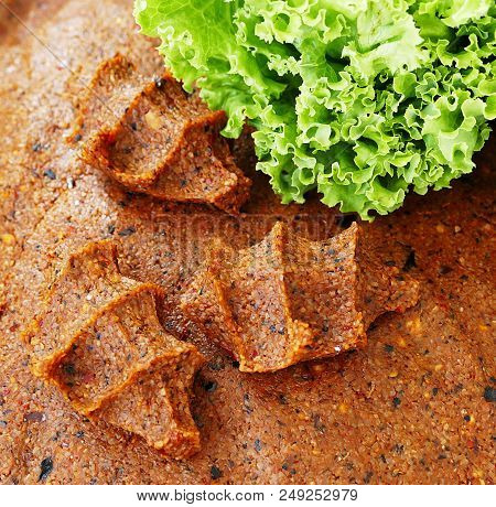 Cig Kofte Turkish Traditional Dish With Lettuce
Cig Kofte / Turkish Food