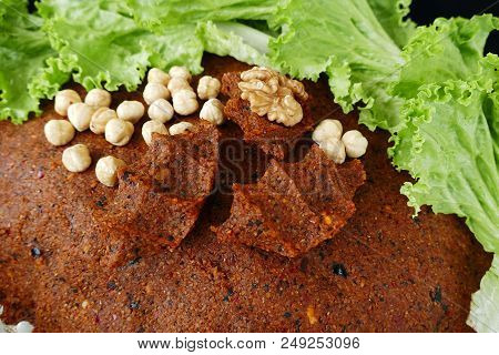 Cig Kofte Turkish Traditional Dish With Lettuce
Cig Kofte / Turkish Food