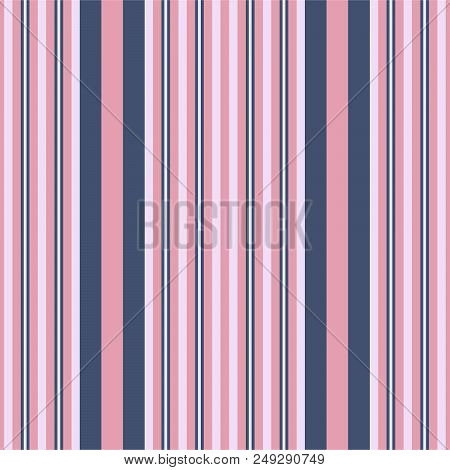 Vertical Stripes Seamless Vector Pattern. Retro Style Print Texture.