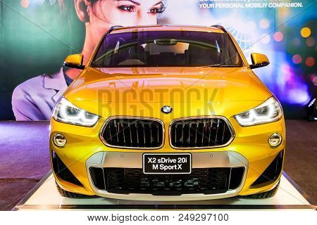 Bangkok, Thailand - June 8, 2018: Bmw X2 Sdrive20I M Sport Has Been Unveiled To Use With Connecteddr