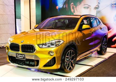 Bangkok, Thailand - June 8, 2018: Bmw X2 Sdrive20I M Sport Has Been Unveiled To Use With Connecteddr