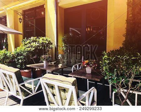 Outdoor Cafes In The Shardeni Street Of Old Town Tbilisi, Georgia