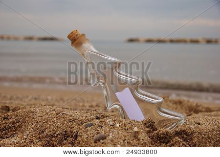 hope and message in the bottle