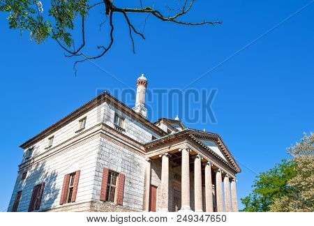 Malcontenta Di Mira , Italy - May 10, 2011:  Villa Foscari (known As La Malcontenta), Designe By Arc