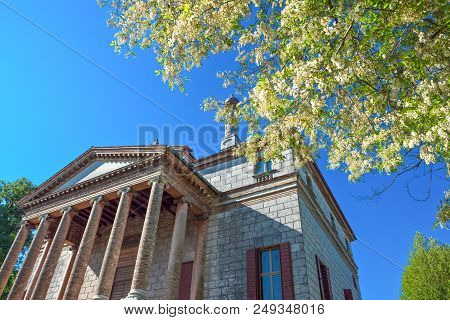 Malcontenta Di Mira , Italy - May 10, 2011:  Villa Foscari (known As La Malcontenta), Designe By Arc