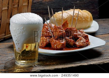 Delicious cooked meat