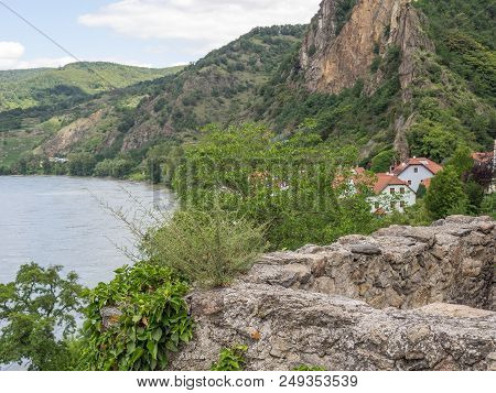 the small City of duernstein in the austrian wachau