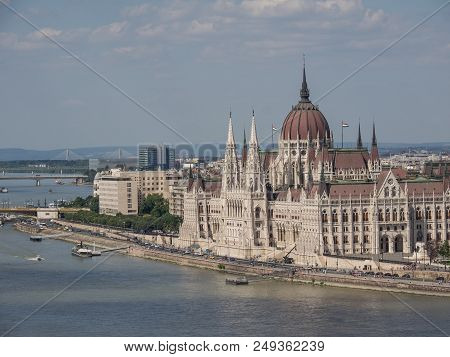 the City of Budapest at the danube river