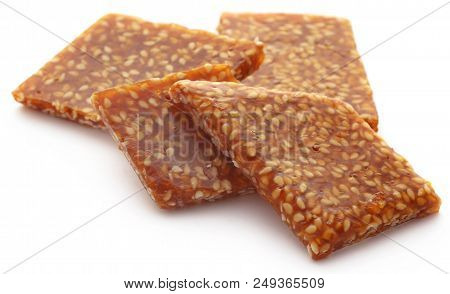 Sesame Caramel Candy Very Popular In Indian Subcontinent