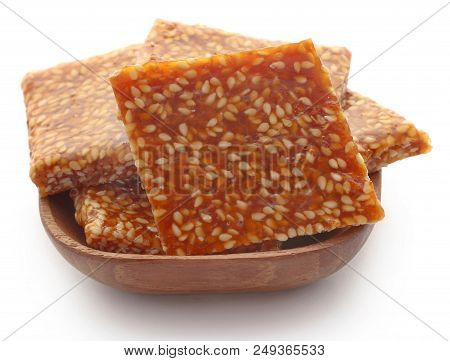 Sesame Caramel Candy Very Popular In Indian Subcontinent