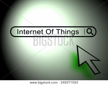 Iot Hub Internet Of Things Gateway 3D Illustration