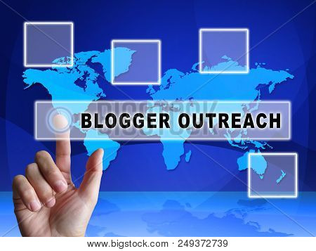 Blogger Outreach Influencer Engagement Content 3D Illustration