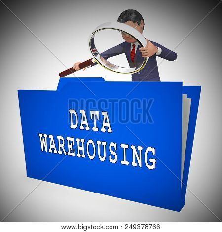 Data Warehousing Datacenter Resources Storage 3D Rendering