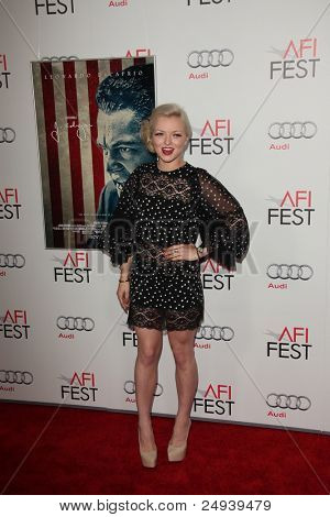 LOS ANGELES - 3 nov: ฟรานเชสกาอีสต์วูดมาถึงที่ AFI FEST 2011 นำเสนอโดย Audi - 
