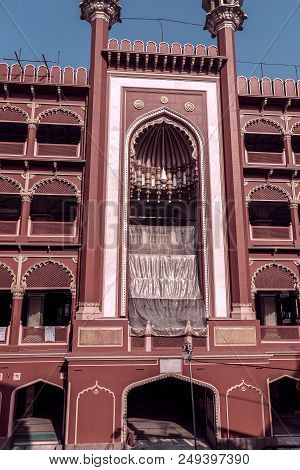 Interior Of Nakhoda Masjid,the Principal Mosque Of Kolkata, India, In The Chitpur Area Of The Burrab