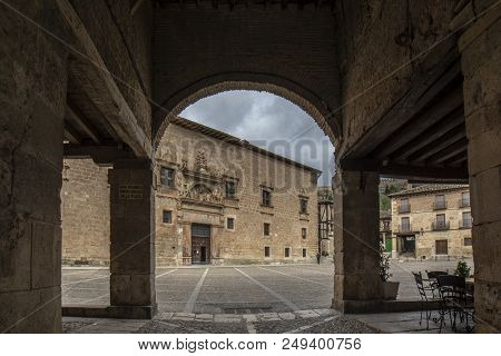 Penaranda De Duero, Burgos, Spain April 2015:  View Of One Of The Streets Of The Village Of Penarand
