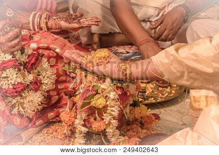 Indian Wedding Rituals- Indian Groom And Bride.