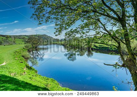 A Bend In The River Lune Near Lancaster.