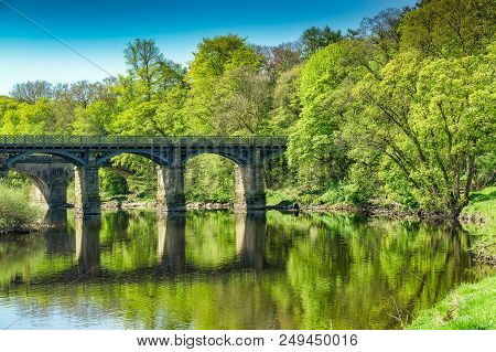 A Bridge On The River Lune Near Lancaster.