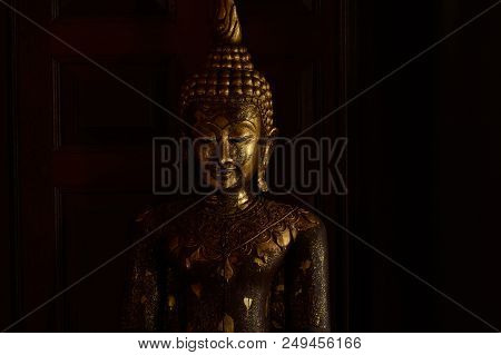 Golden Buddish State In The Art Style