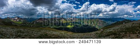 Engineer Pass Colorado View From The Top, Panoramic Shot