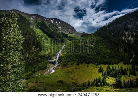 Horseshoe Basin Runoff Pours Down To Henson Creek