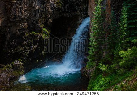 Whitmore Falls Near Lake City, Colorado Steady Shot