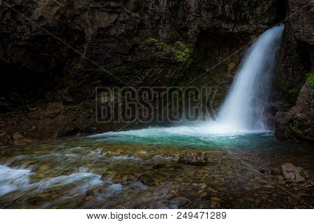 Whitmore Falls Along Alpine Loop Located Near Lake City, Colorado