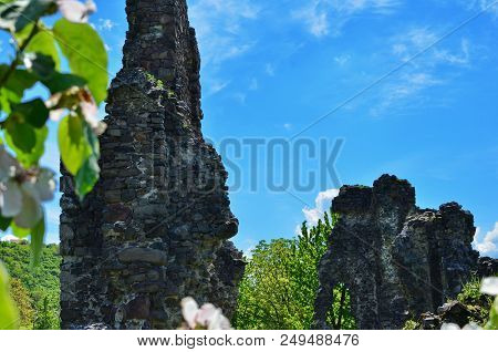 Ruins Of The Kanko Castle, Vinogradiv, Ukraine