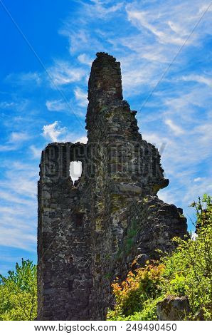 Ruins Of The Kanko Castle, Vinogradiv, Ukraine