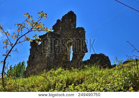 Ruins Of The Kanko Castle, Vinogradiv, Ukraine