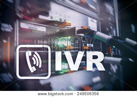 Ivr Interactive Voice Response Communication Concept. Servers