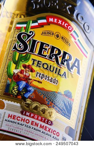 Bottle Of Sierra Tequila