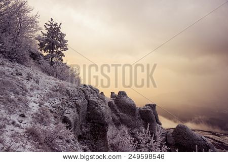 Mountain Range Demerdzhi, The Republic Of Crimea.