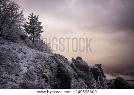 Mountain Range Demerdzhi, The Republic Of Crimea.