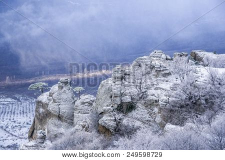 Mountain Range Demerdzhi, The Republic Of Crimea.