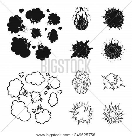 Flame, Sparks, Hydrogen Fragments, Atomic Or Gas Explosion, Thunderstorm, Solar Explosion. Explosion