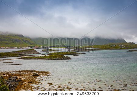 Bridges At Fredvang In Lofoten In Norway