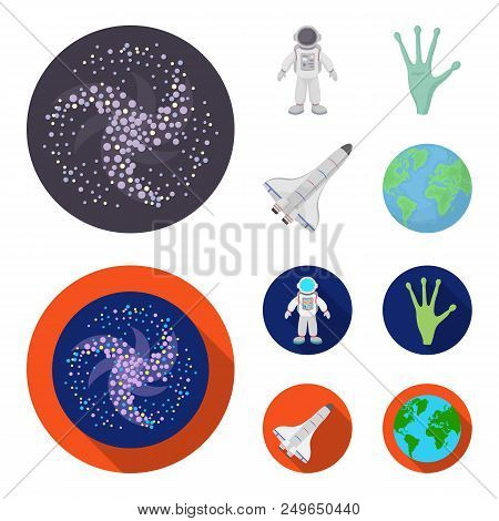 The Alien Hand, The Space Shuttle Ship Space Shuttle, The Astronaut In The Spacesuit, The Black Hole