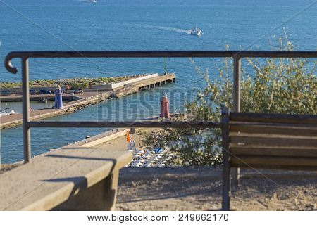 Image Of Tourist Place Castiglione Della Pescaia In Italy With A View Of The Gulf And Detail Of The 